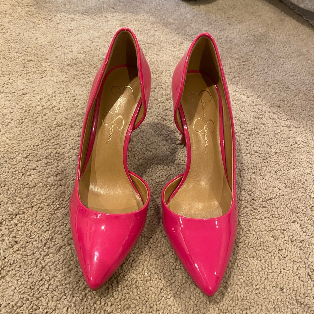 Jessica Simpson Hot Pink Heels